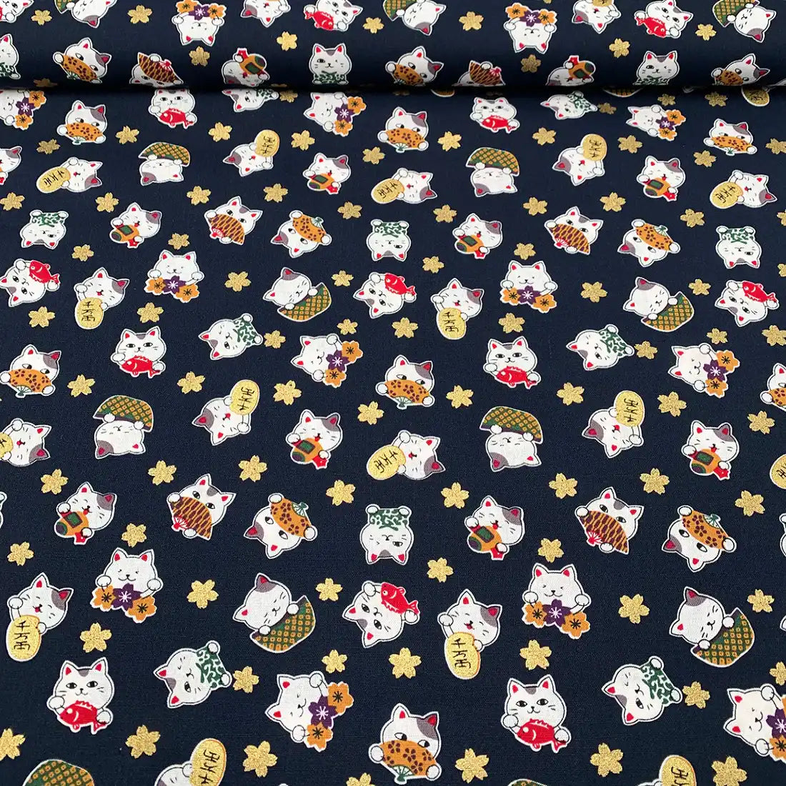 tissu_popeline_maneki_neko_1