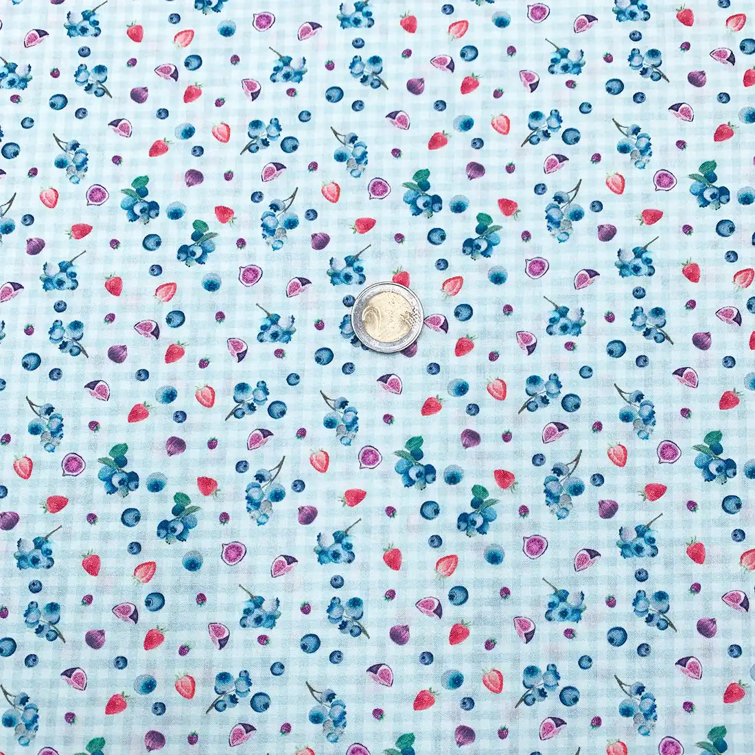 tissu - popeline - multifruits