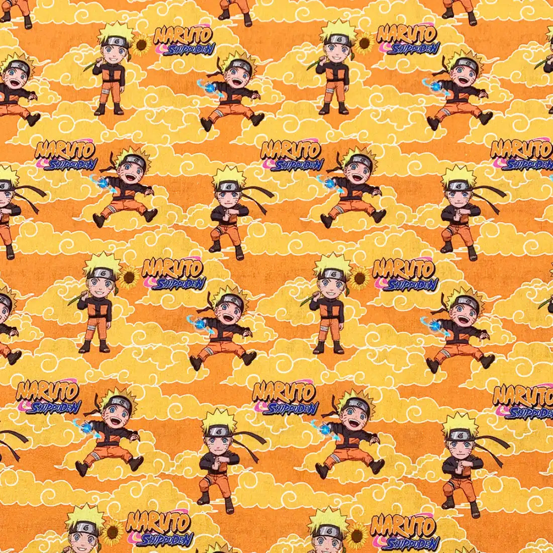 Cotton Poplin Fabric - Naruto Shippuden