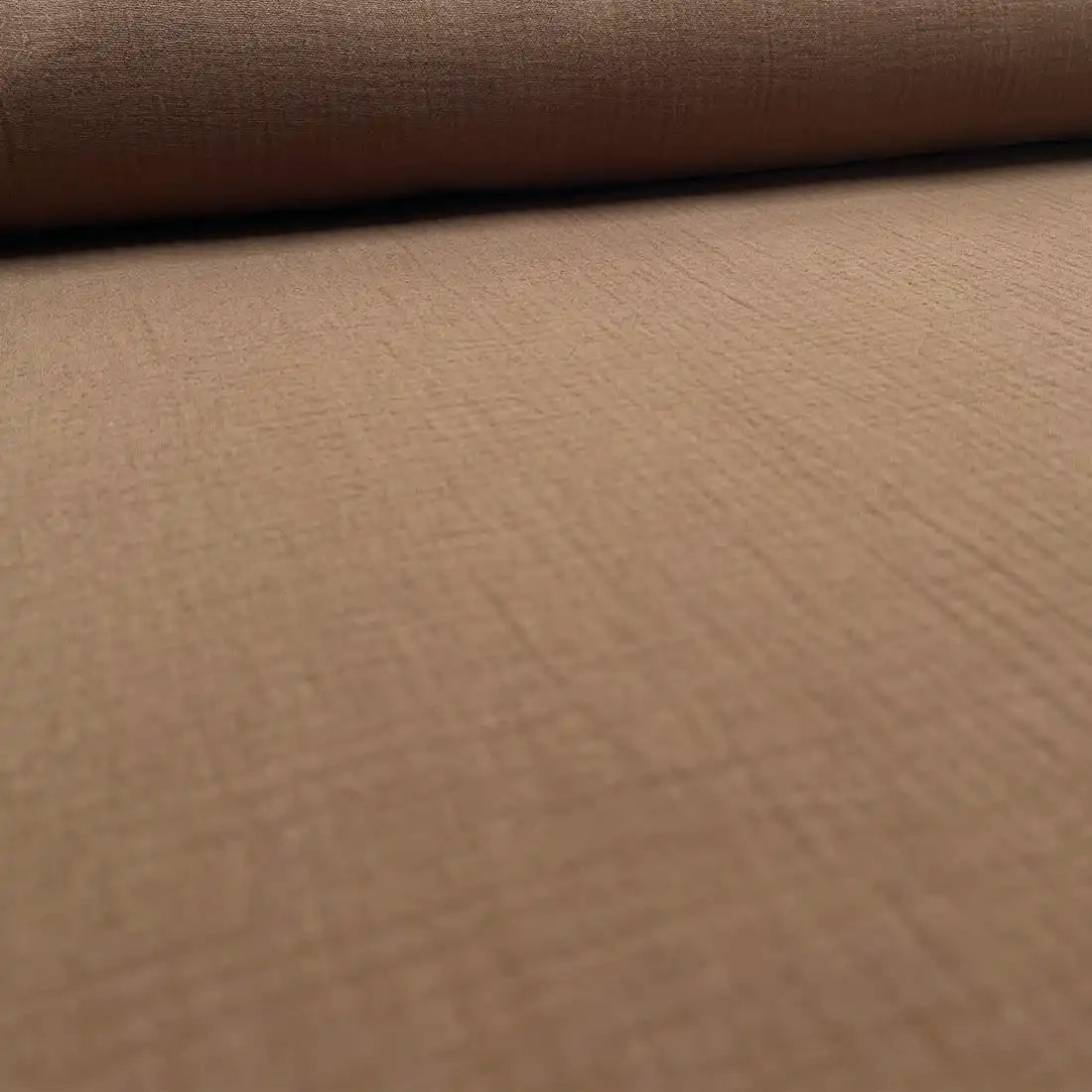 Tissus double gaze camel