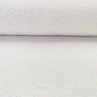 Tissus éponge blanc
