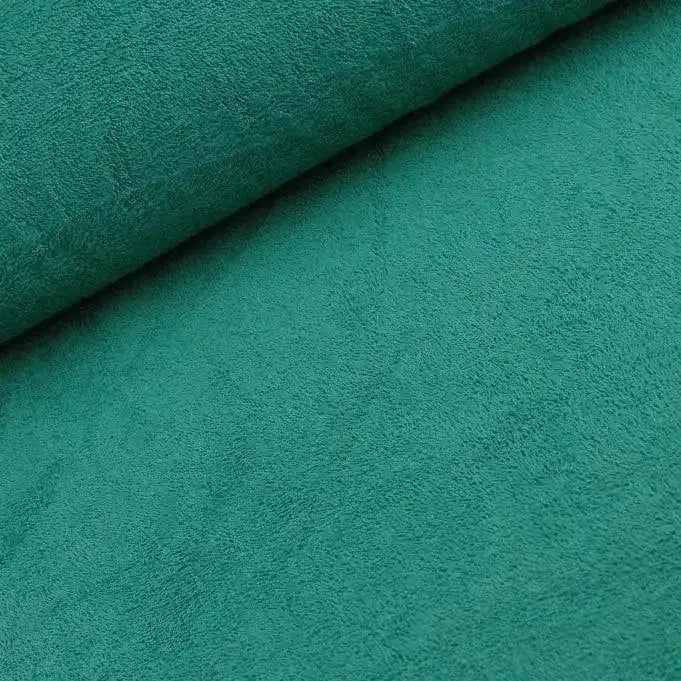 Tissus éponge bleu pétrole