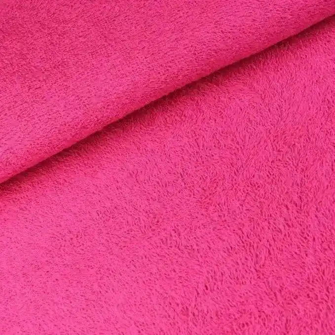 Tissus éponge rose fuchsia