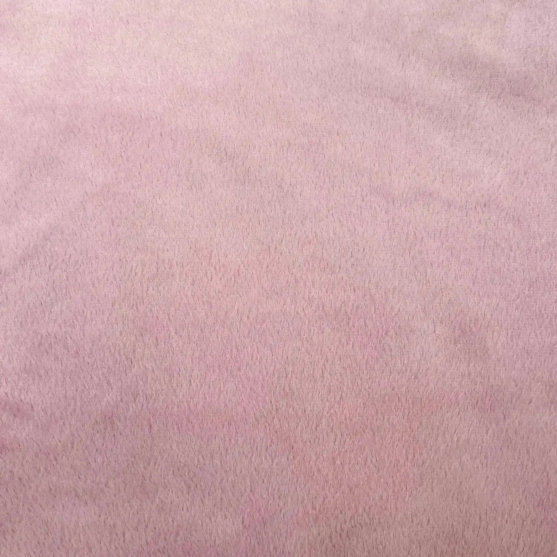 Tissus fausse fourrure rose