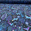 Tissu French Terry Licorne Forêt Enchantée