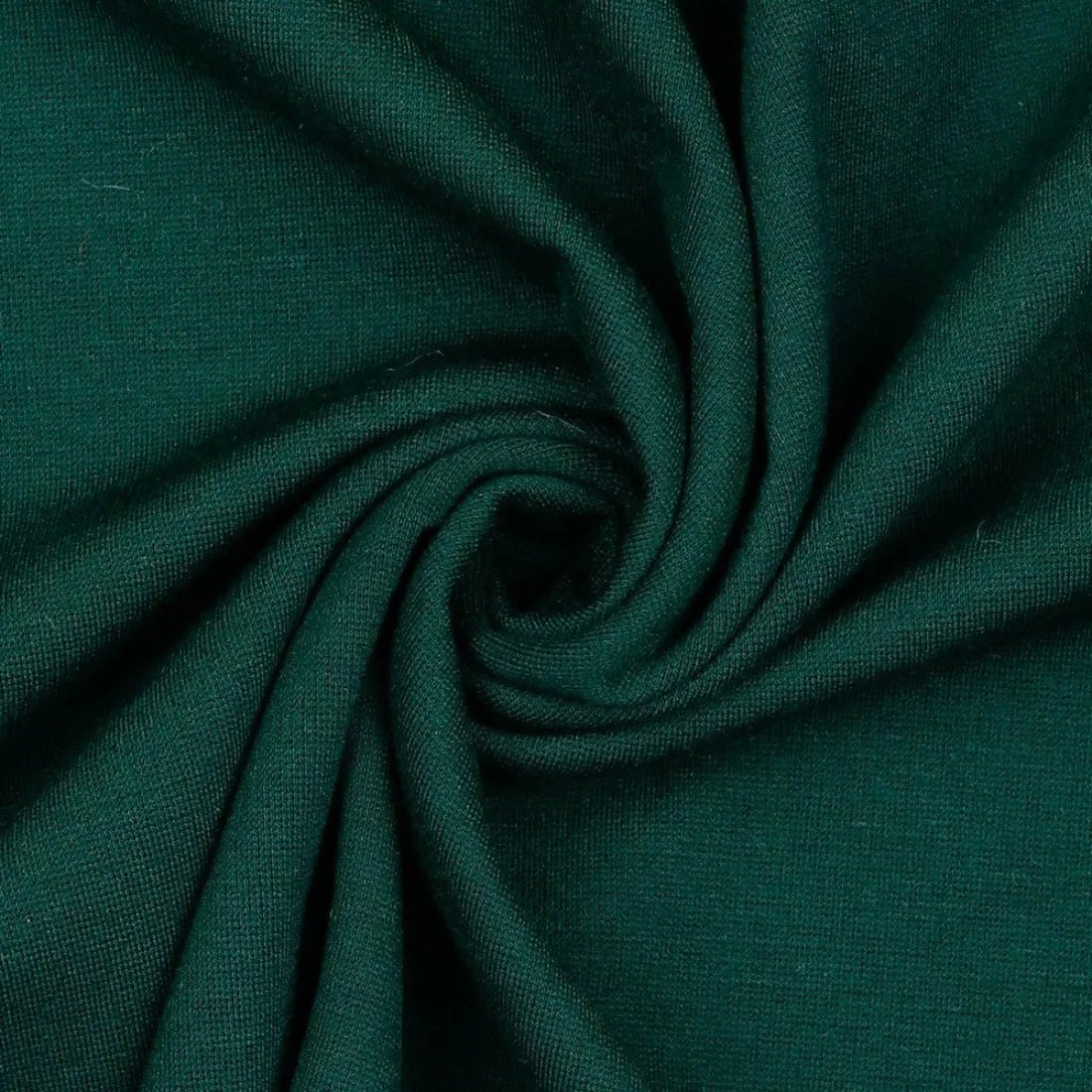 Tissus jersey punto vert sapin