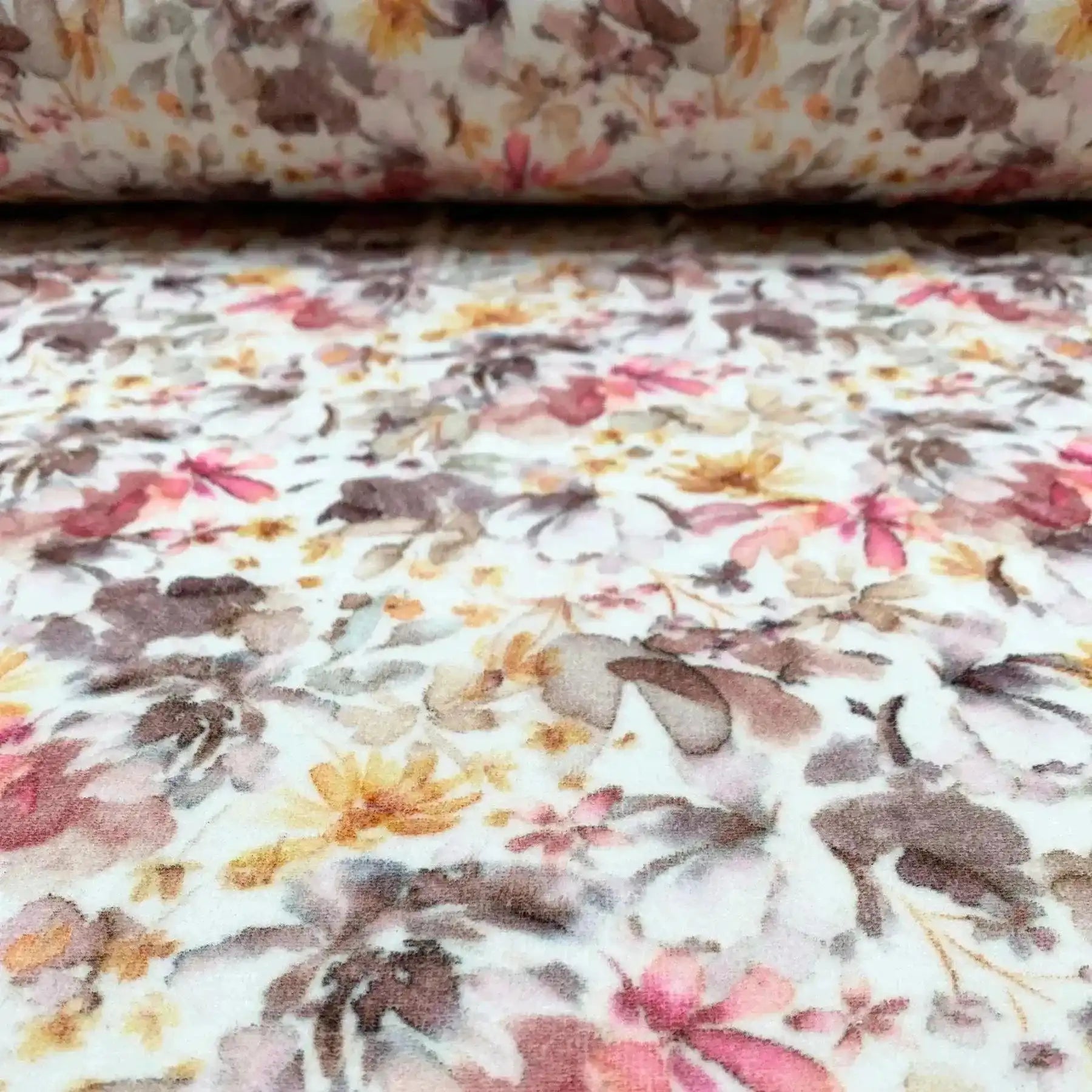 Tissus Nicky tout doux fleurs