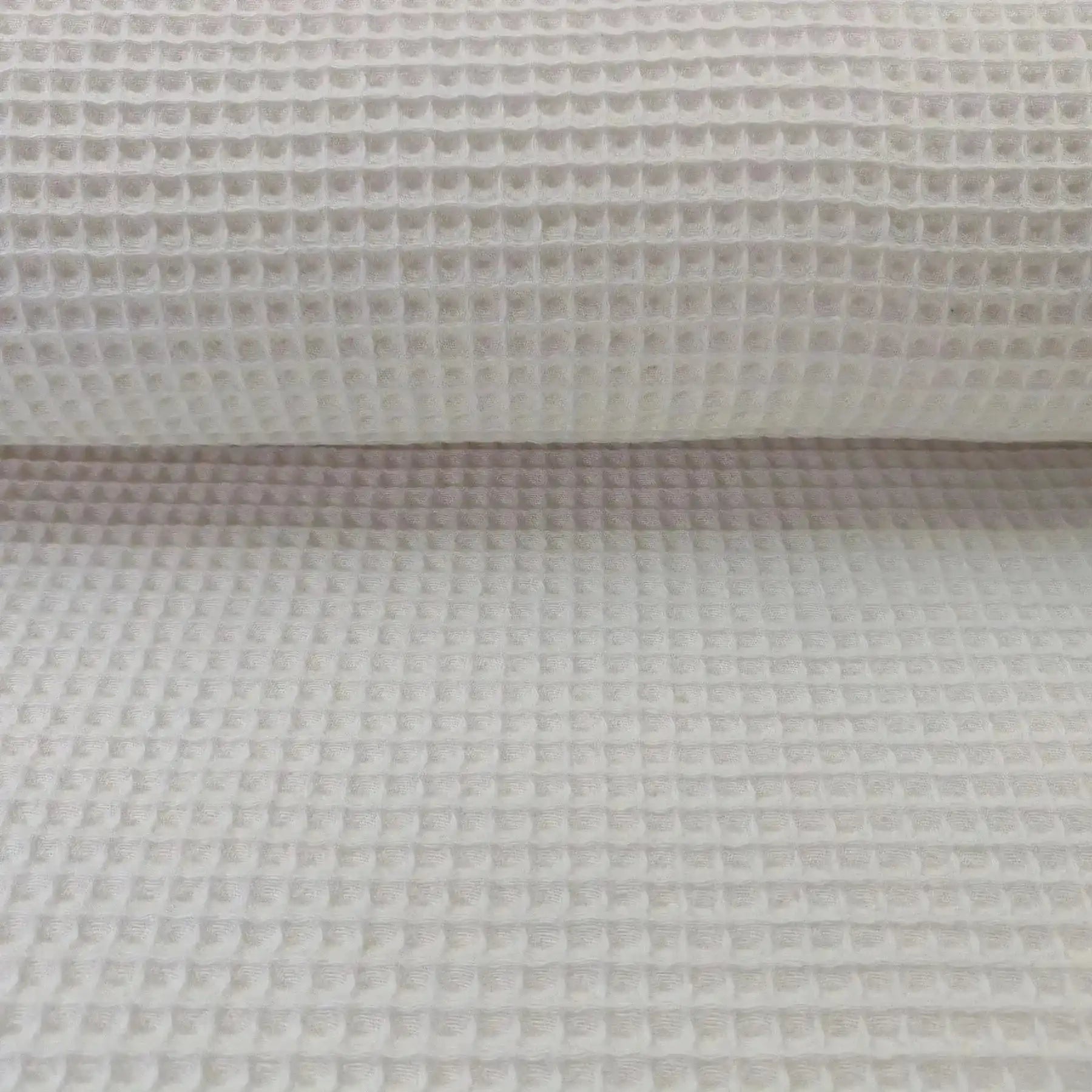 Tissus nid d'abeille écru