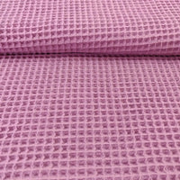 Tissus nid d'abeille mauve