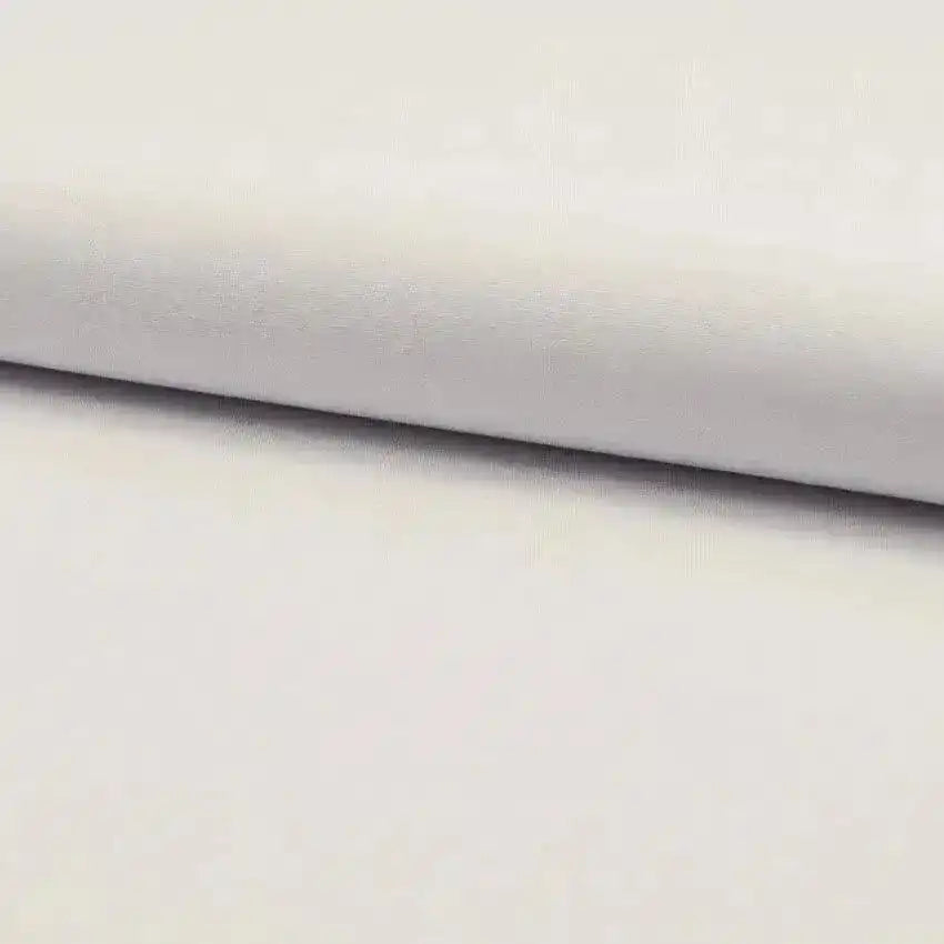 Tissus popeline de coton bio blanc