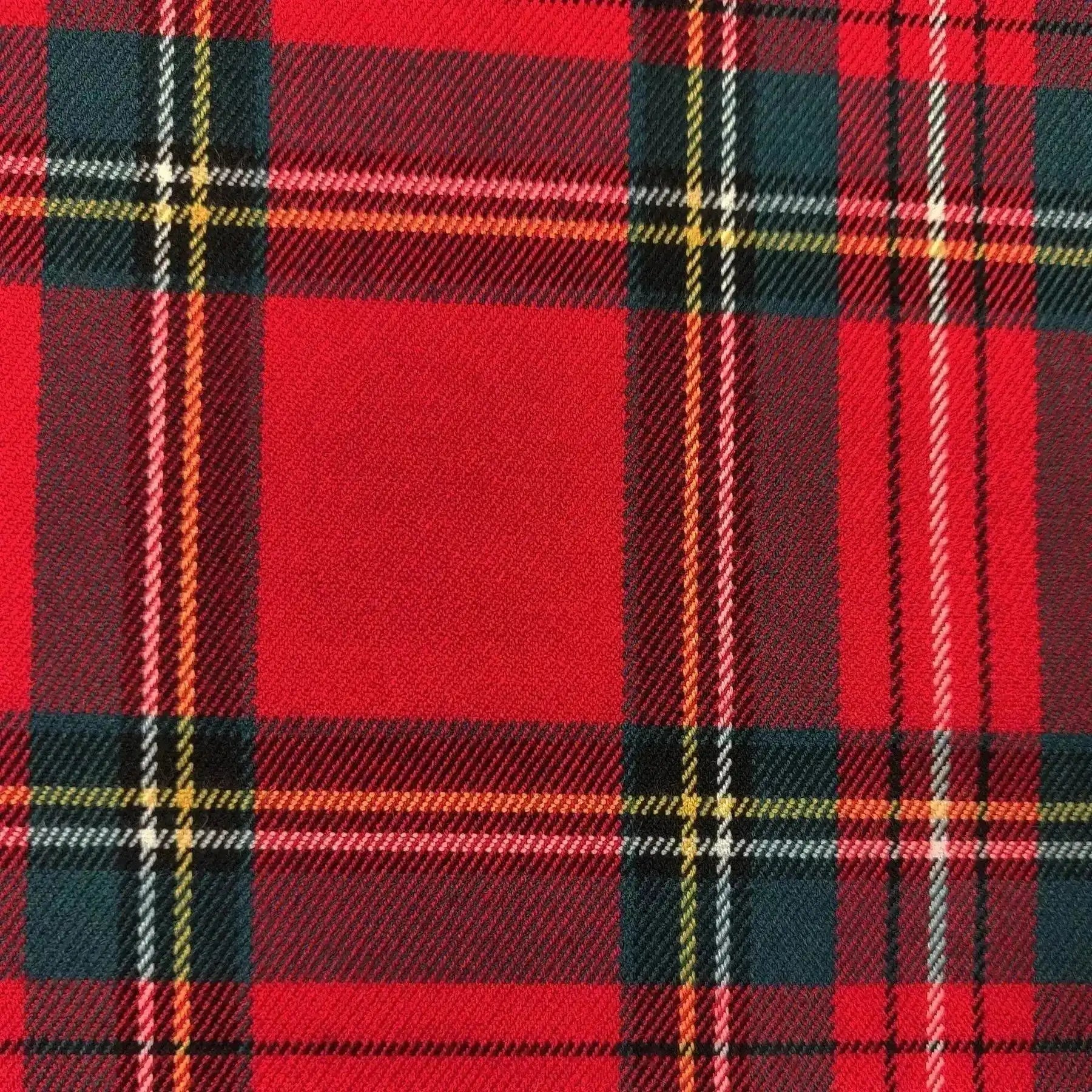 Tissus tartan Rouge et Vert