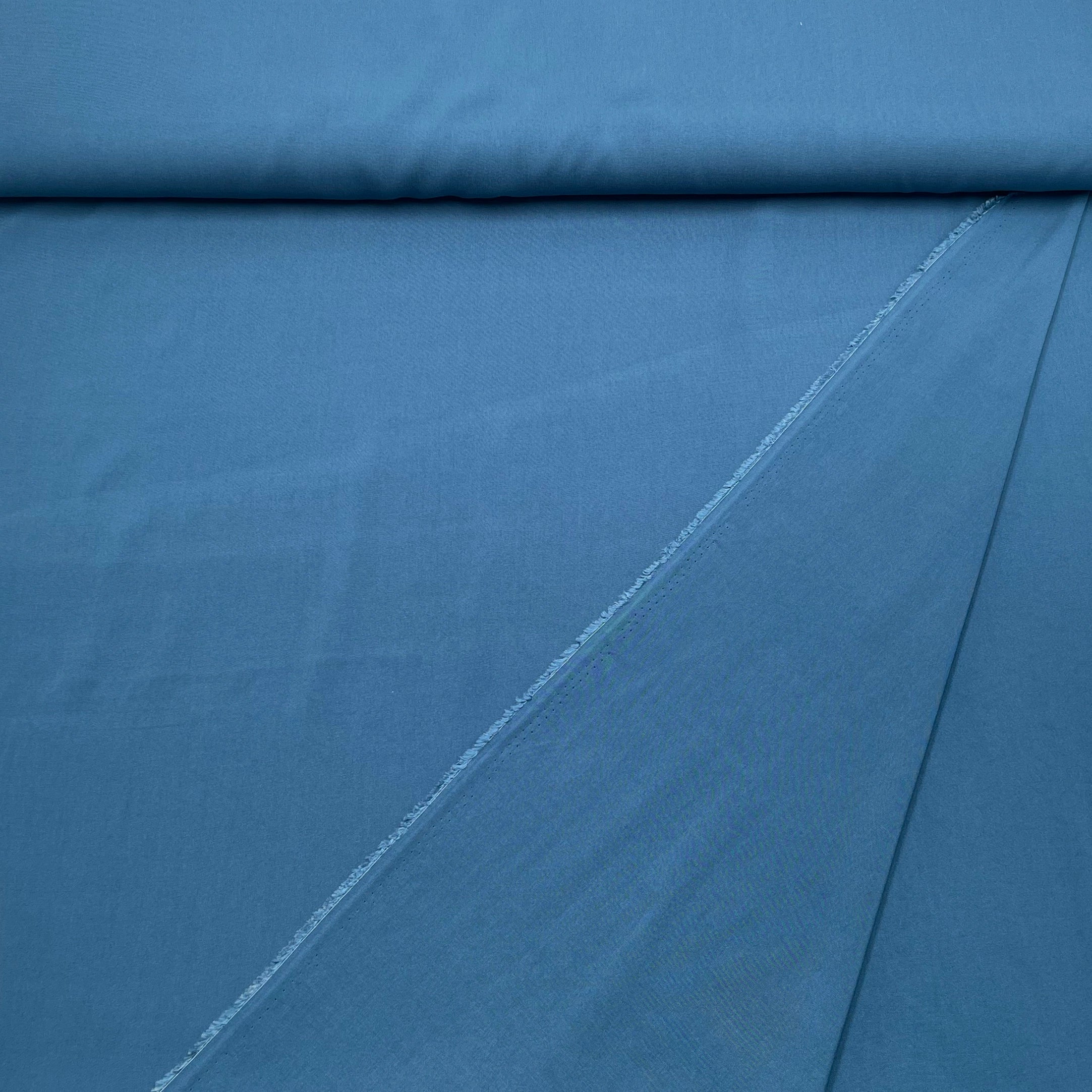 Tissu viscose bleu jeans
