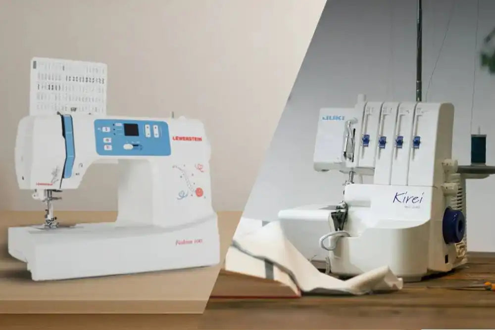 Quelles différences entre machine à coudre et surjeteuse ?