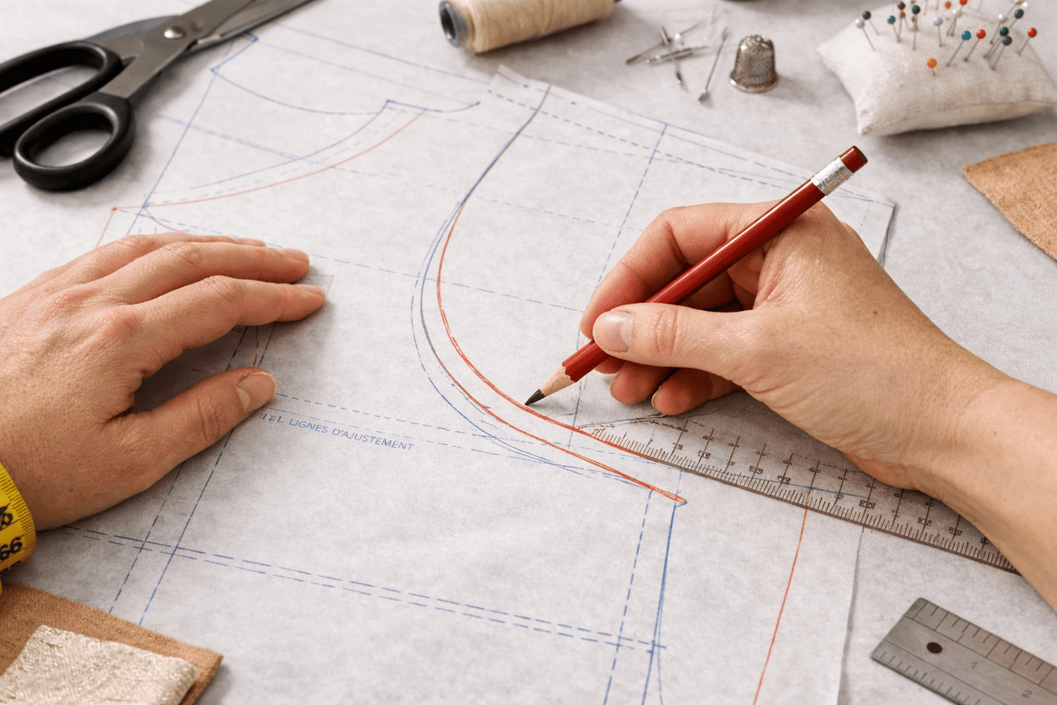 Comment modifier un patron de couture ?