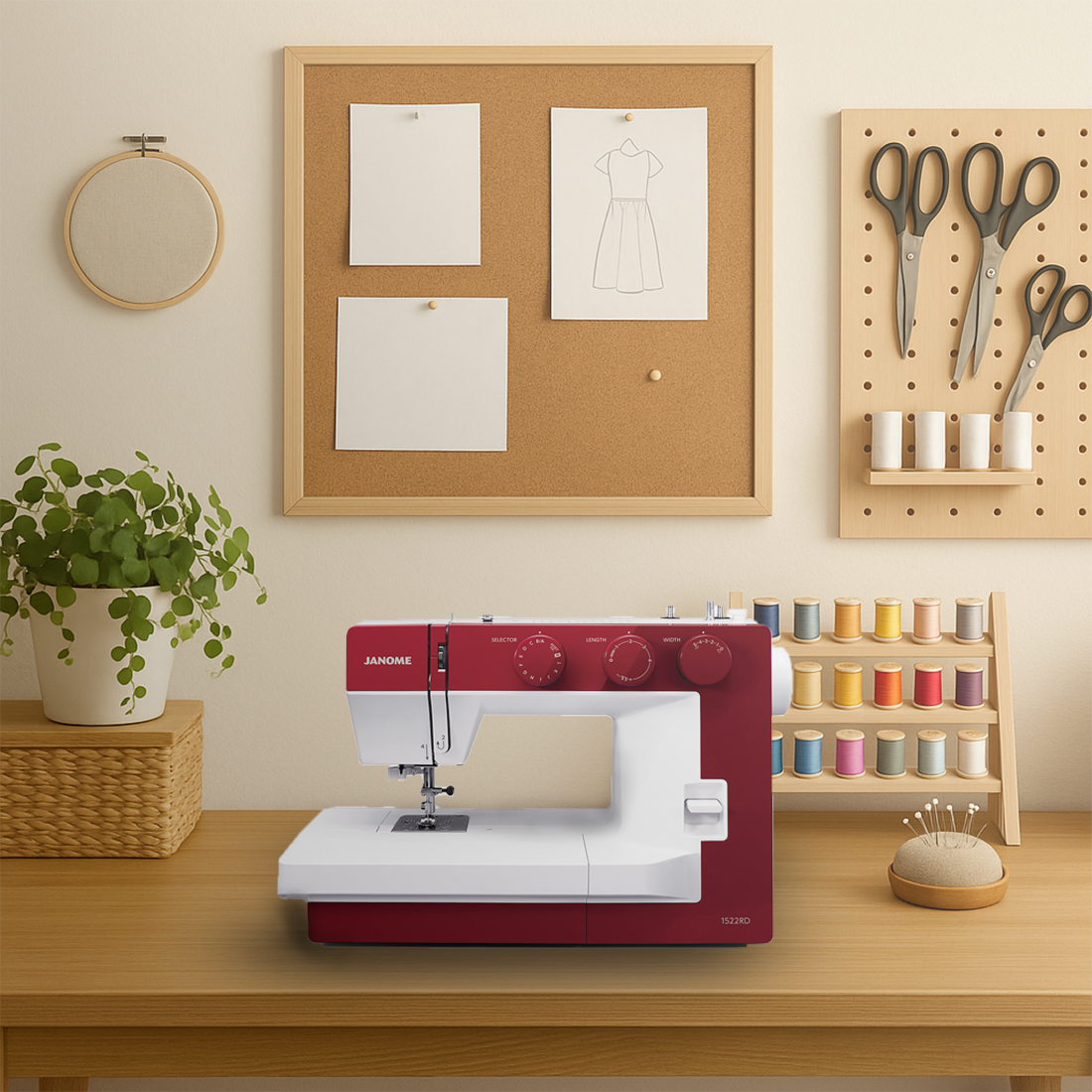 1522RD – la machine idéale pour débuter et progresser en couture