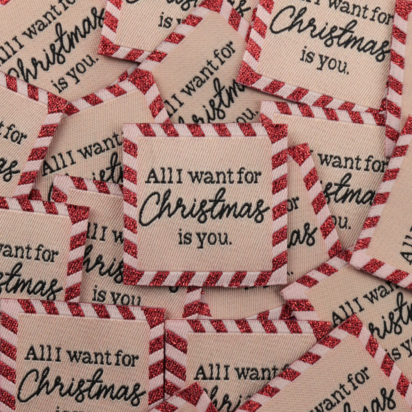 Étiquette - All I want for Christmas is you.