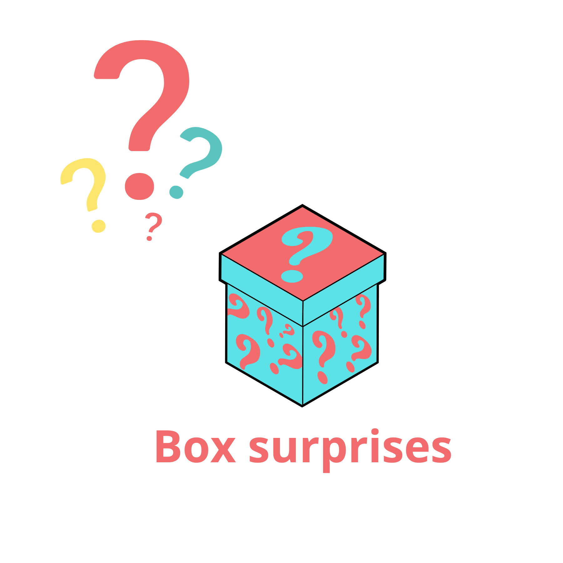 Small surprise box of fabrics