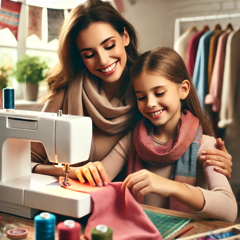 Cours de couture chèche mère fille