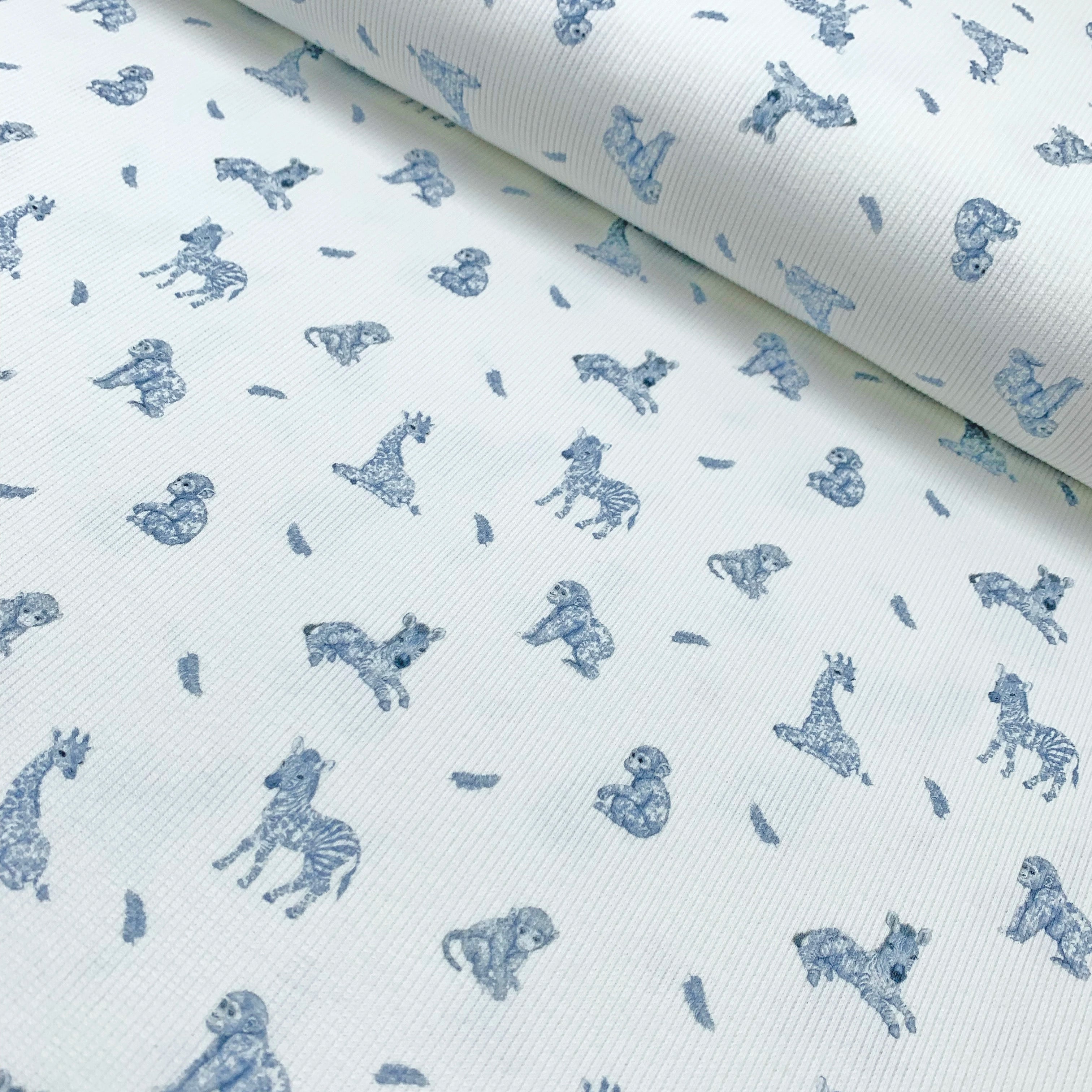 tissu-jersey-rib-animaux-et-plumes
