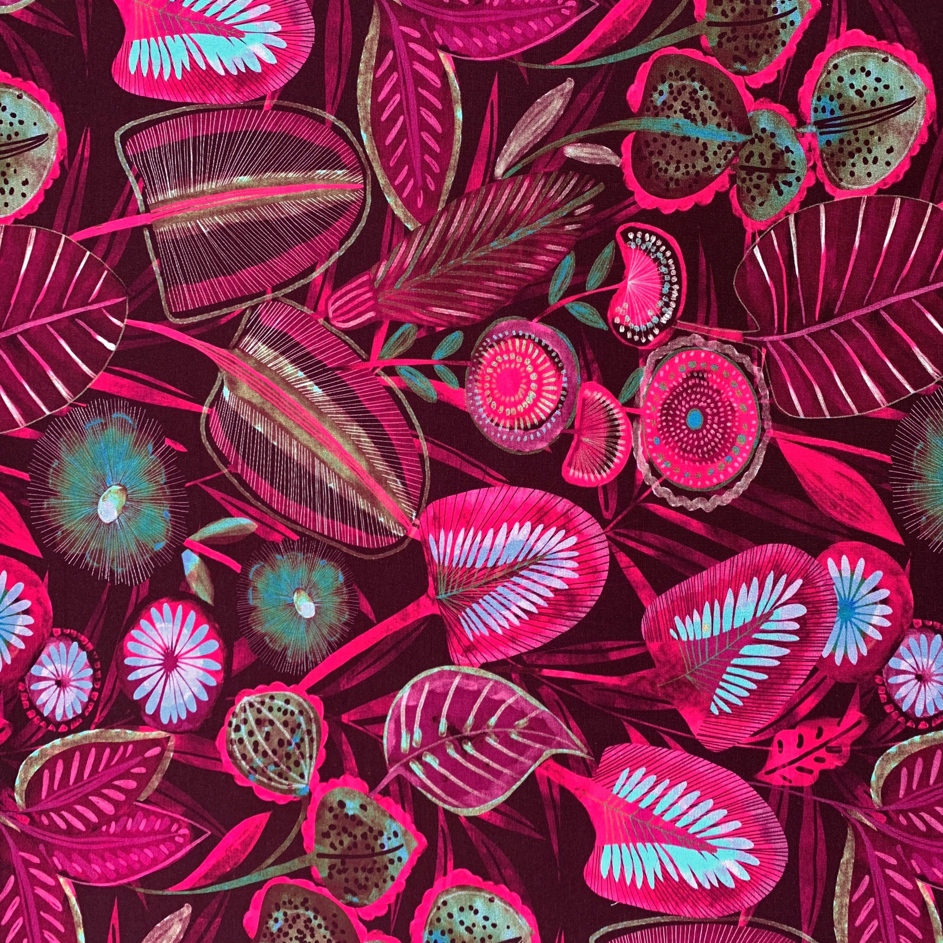 tissu-jersey-viscose-feuilles-bordeaux