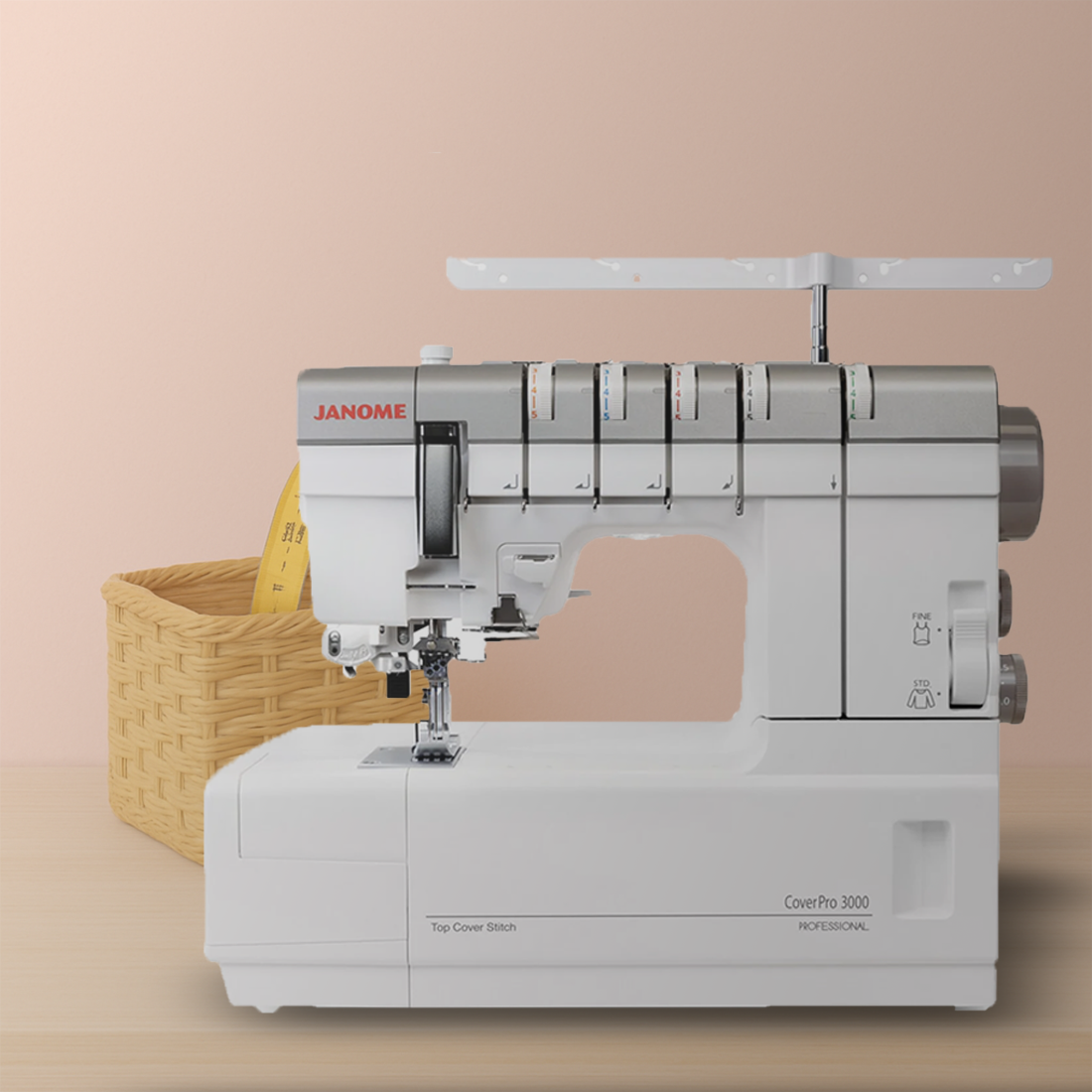 Janome CoverPro 3000 : la recouvreuse professionnelle par excellence