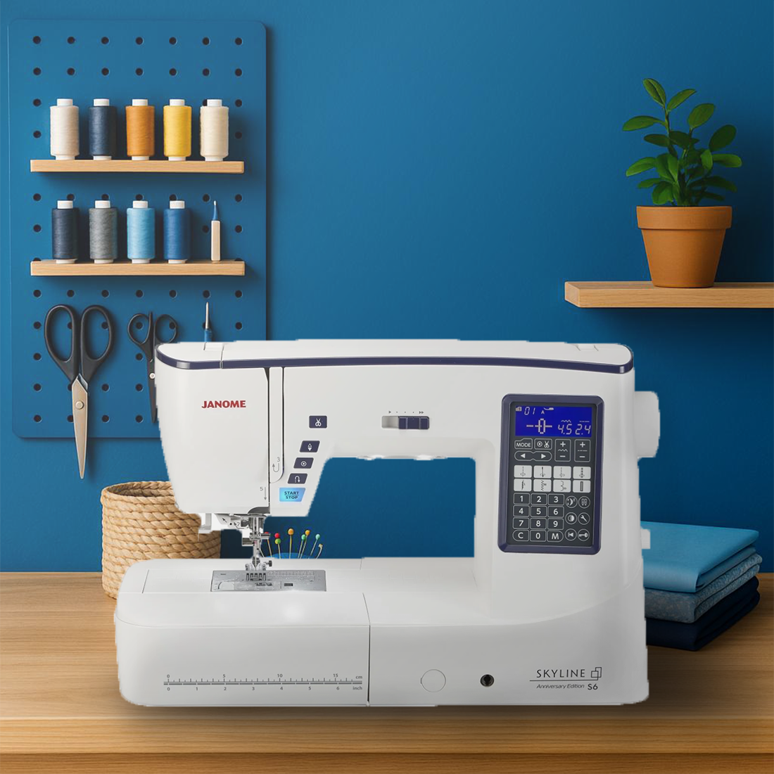 Janome Skyline S6 AE : machine électronique haut de gamme pour couture et quilting