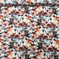 Jersey de coton motif feuilles d’automne – Couleurs chaudes et naturelles