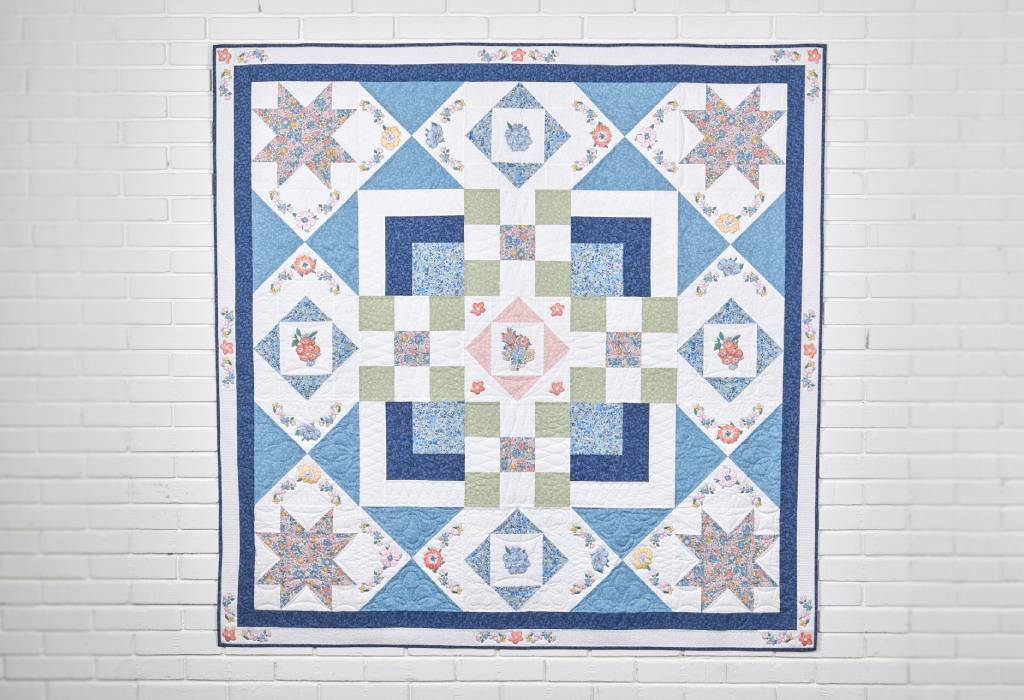 Glen Lyon Sampler Quilt cousu avec la BERNINA 580 Liberty Edition
