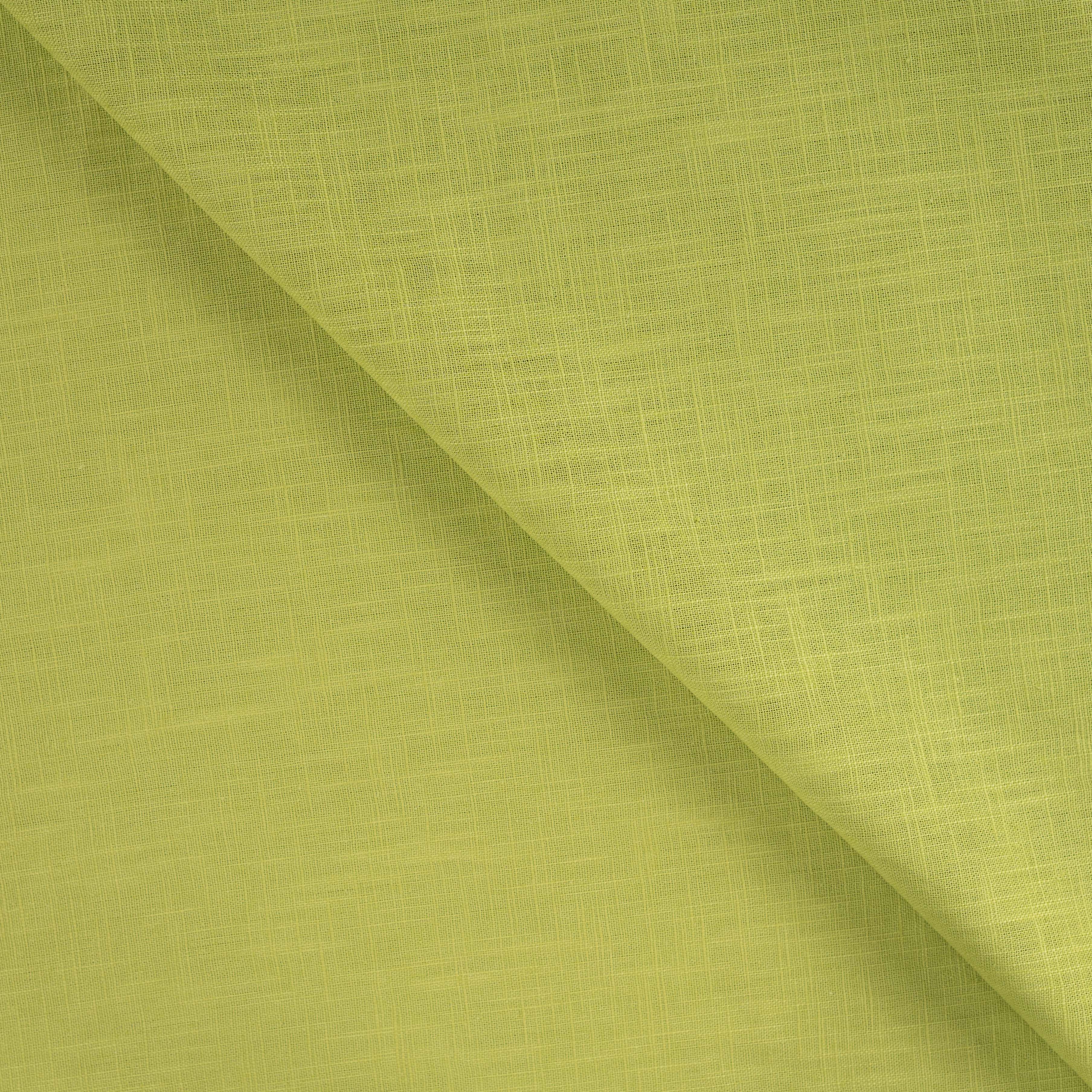 Lin uni vert pomme