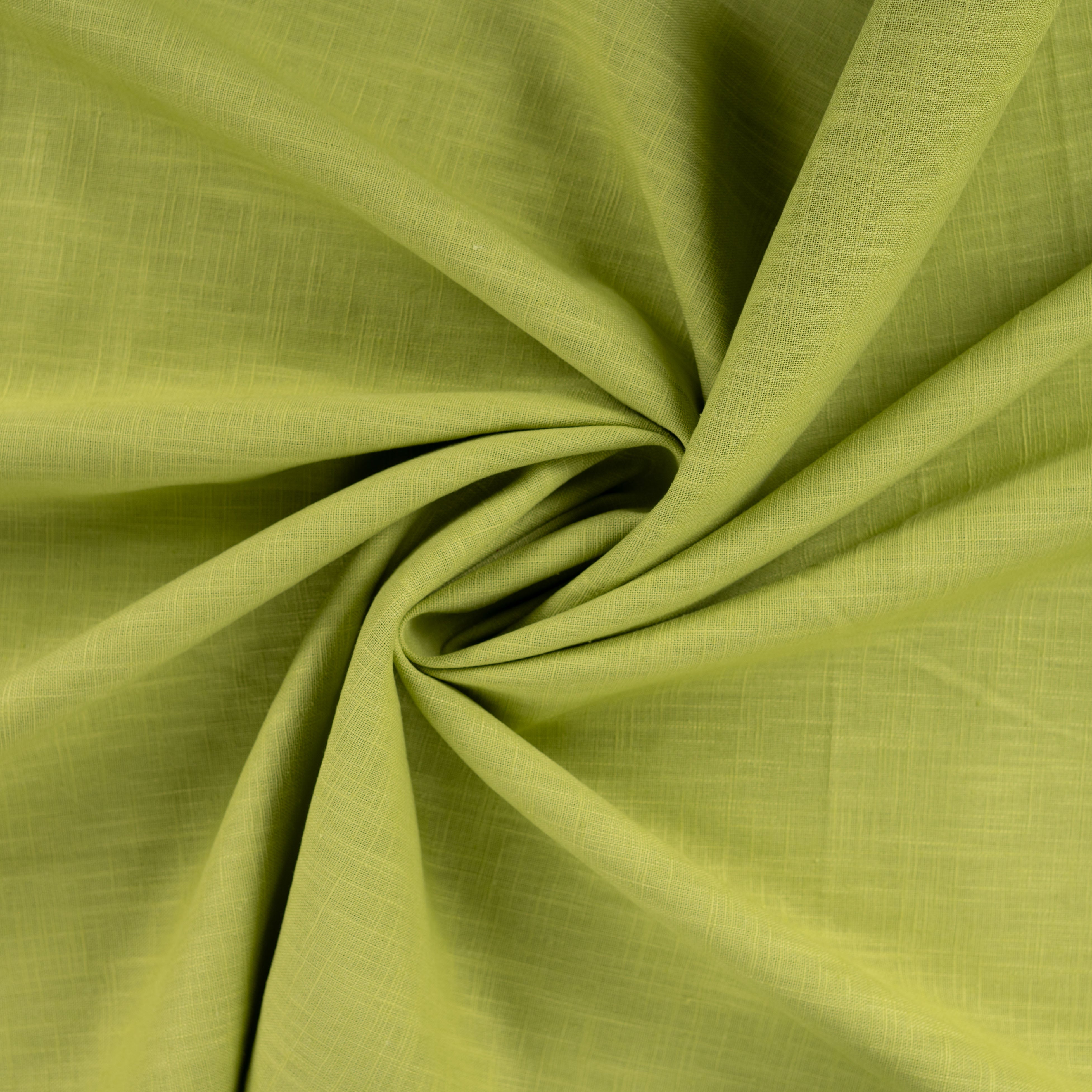 Lin uni vert pomme