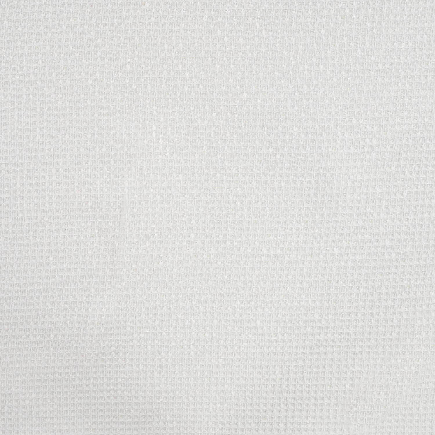 Tissu nid d’abeille doublé d’éponge blanc