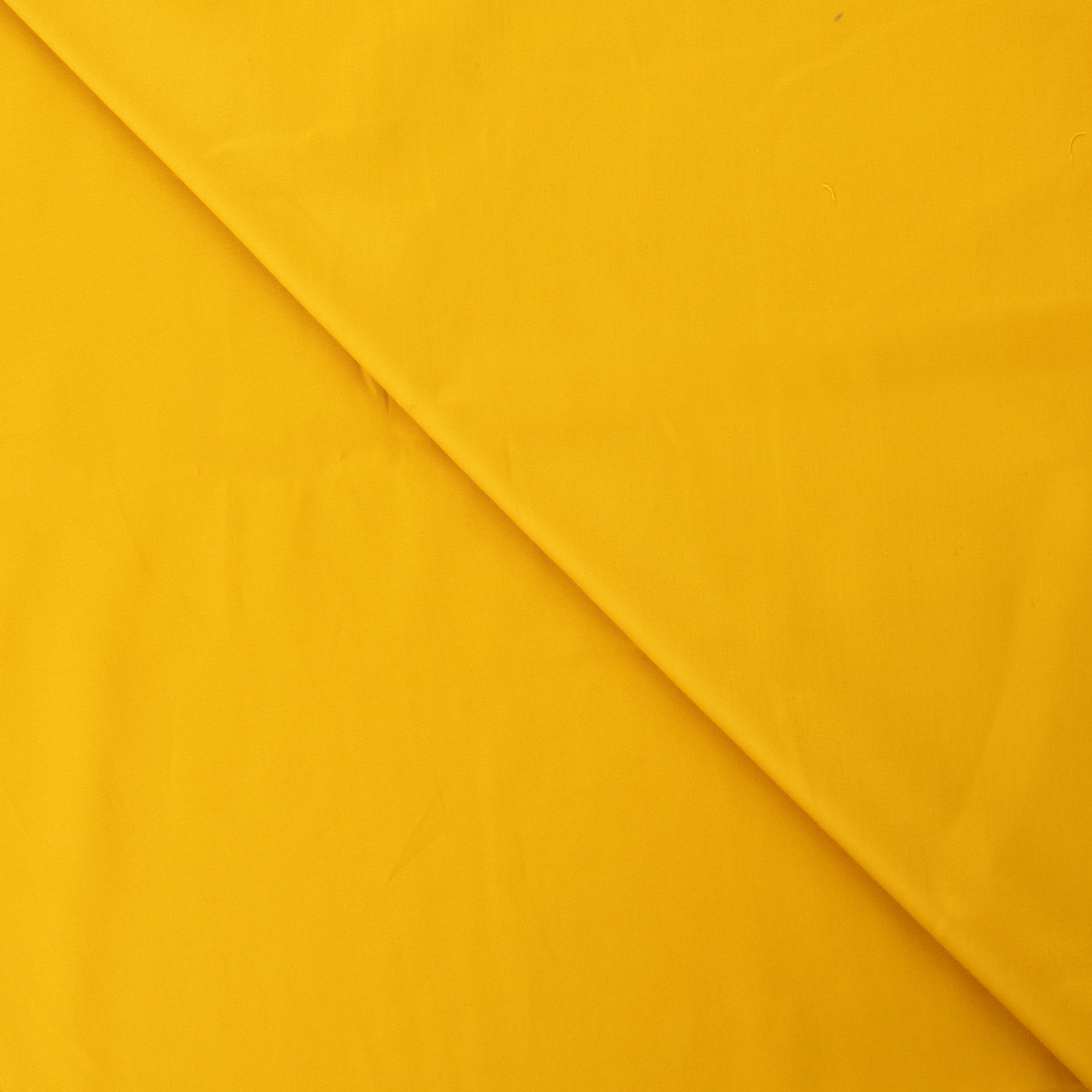 Satin de Coton uni jaune moutarde – Idéal pour vêtements et accessoires