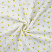 Tissu Double Gaze de coton citron