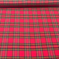 Tissu Flanelle Tartan Rouge – Douceur et Chaleur pour l’Hiver