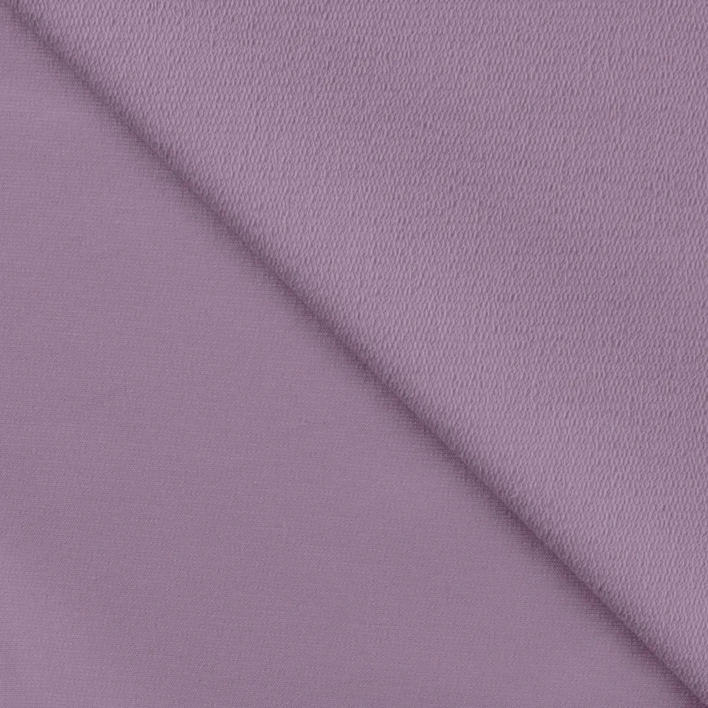 Tissu French Terry Mauve Pastel