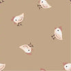 Tissu Jersey Enfant Motif Petites Poules