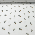 Tissu Nicky Gris Motif Poires – Douceur Fruitée