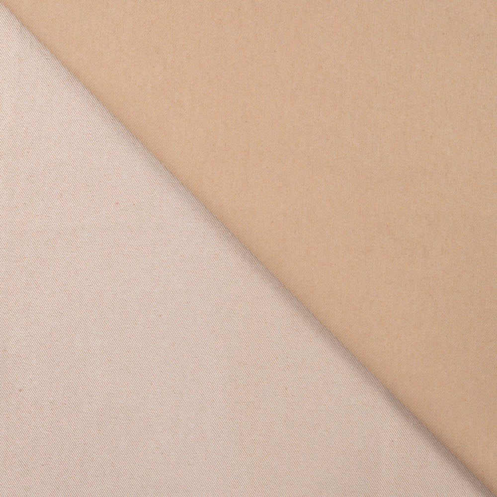 Tissu denim stretch beige – Confort et style pour vos créations