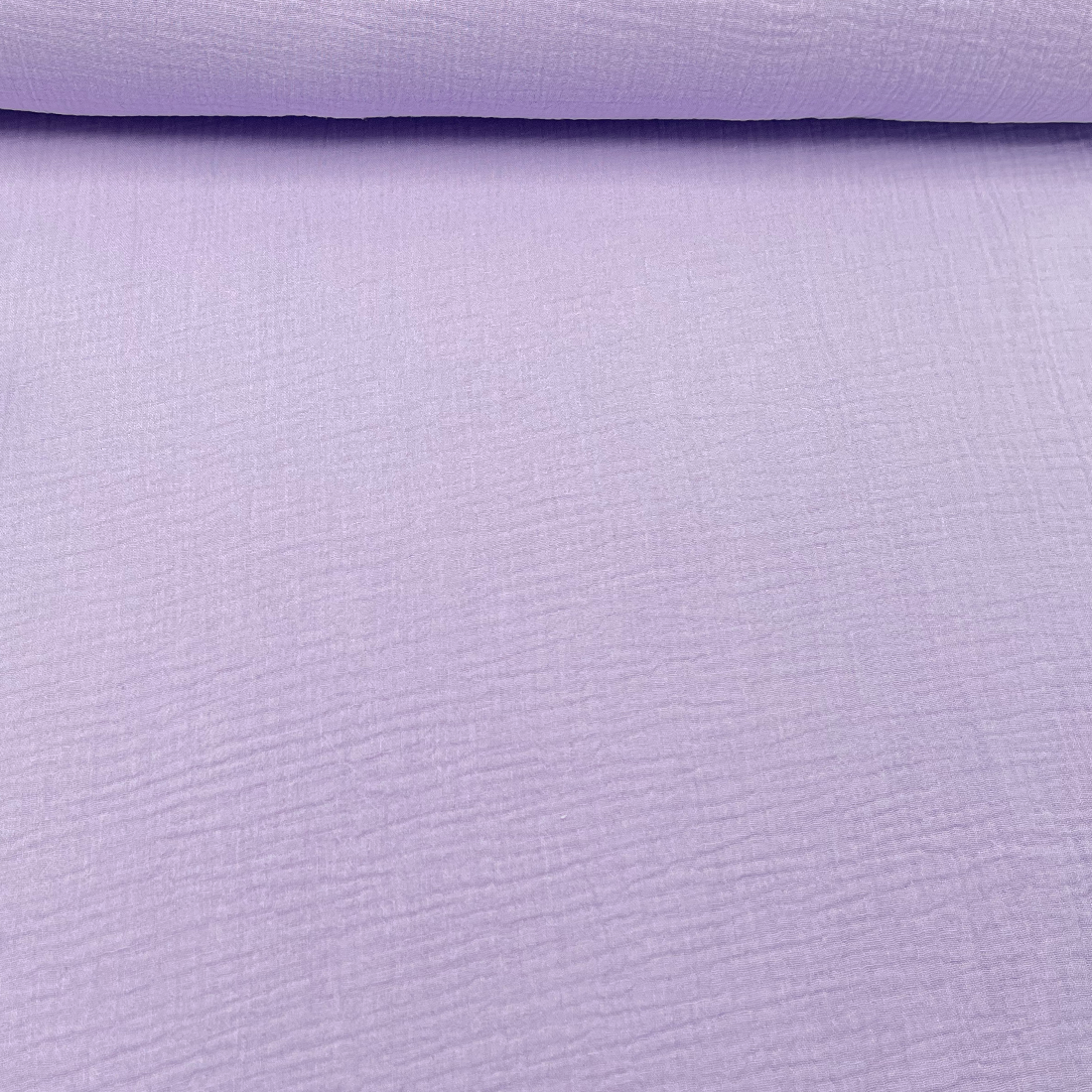 Tissu double gaze lilas uni – Souple, doux et facile à travailler