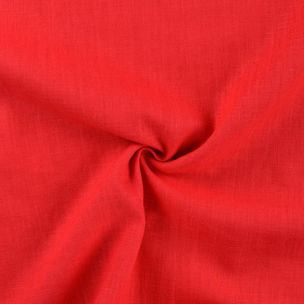 Tissu_lin_uni_corail
