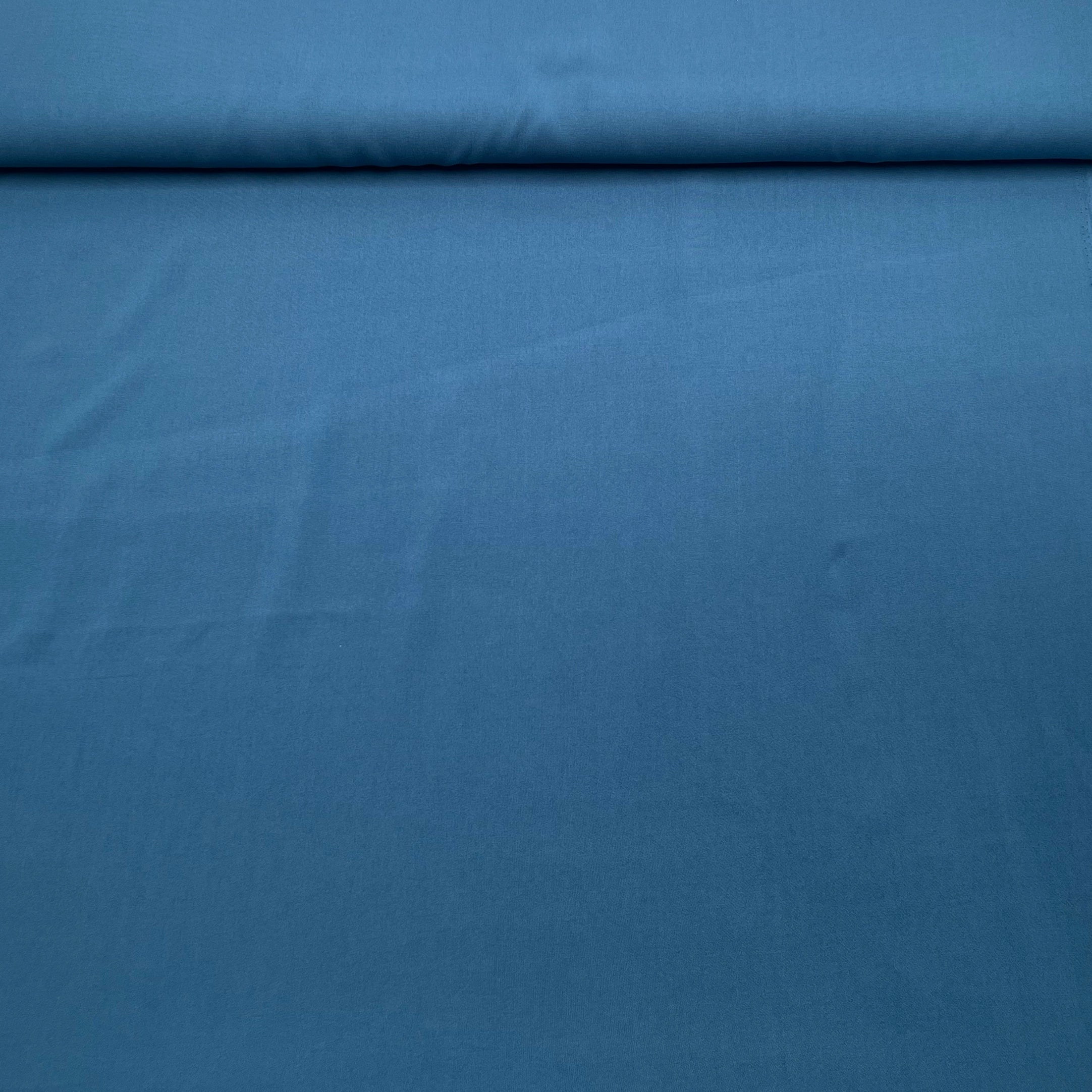 Tissu viscose bleu jeans