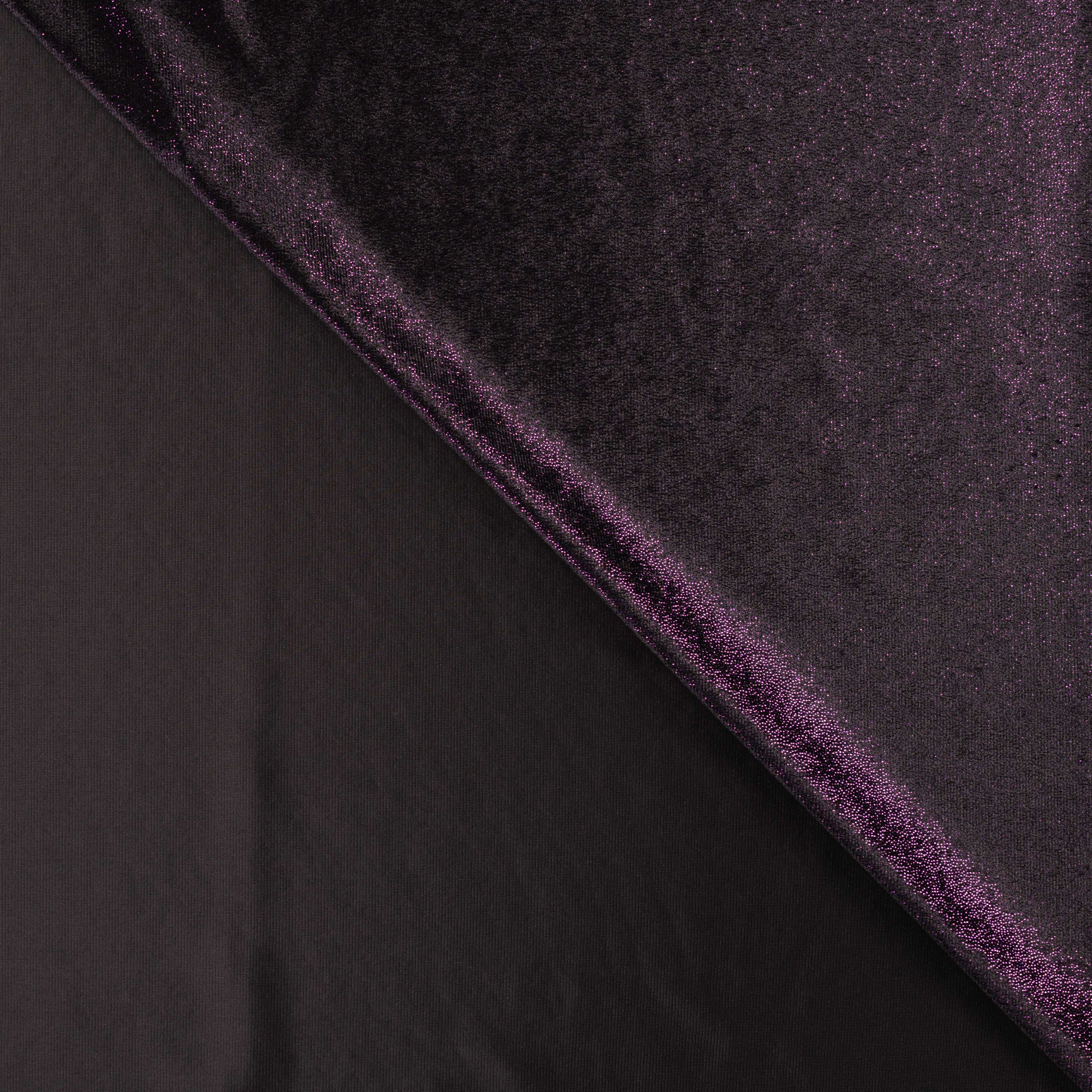 Velours Stretch Violet Brillant pour Créations Chic