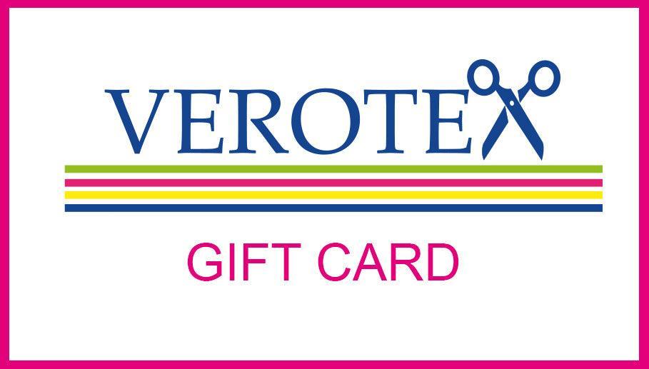 Carte cadeau Verotex