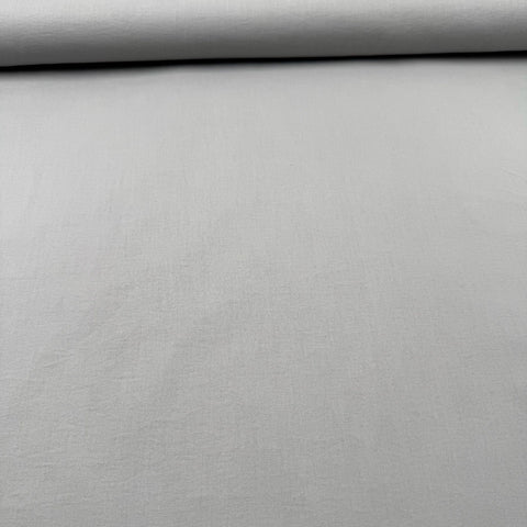 Coupon 3m Tissu Popeline de Coton Gris