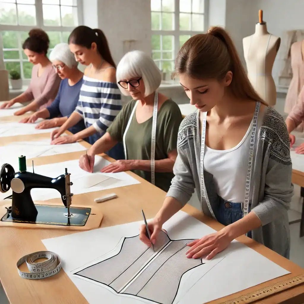 Cours de Patronage Module 2: Bases, Corsage, Robe, Manches et Transformations