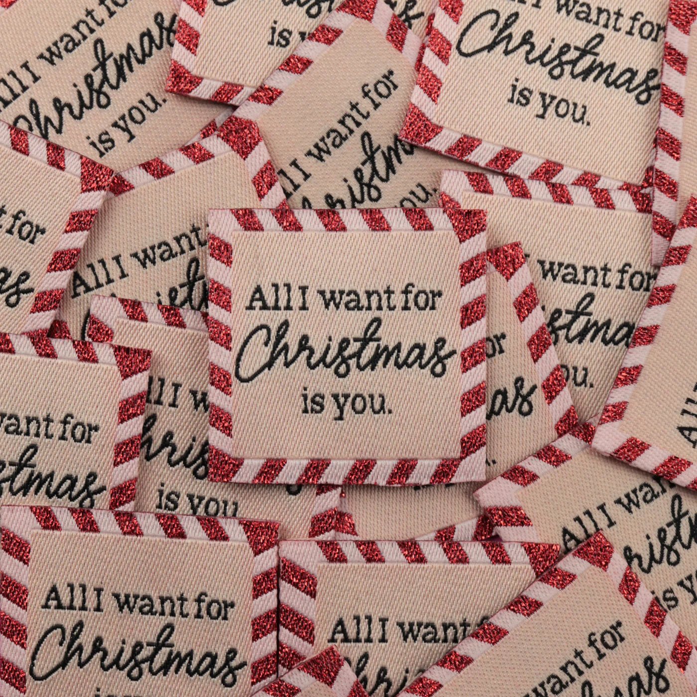 Étiquette - All I want for Christmas is you.