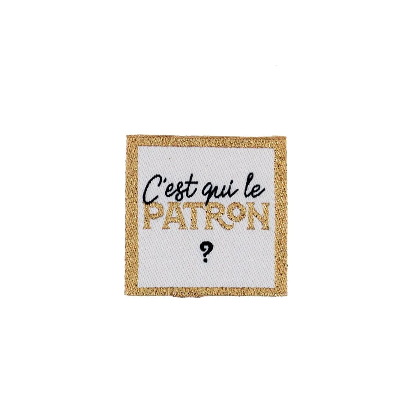 Étiquette - C'est qui le patron ?