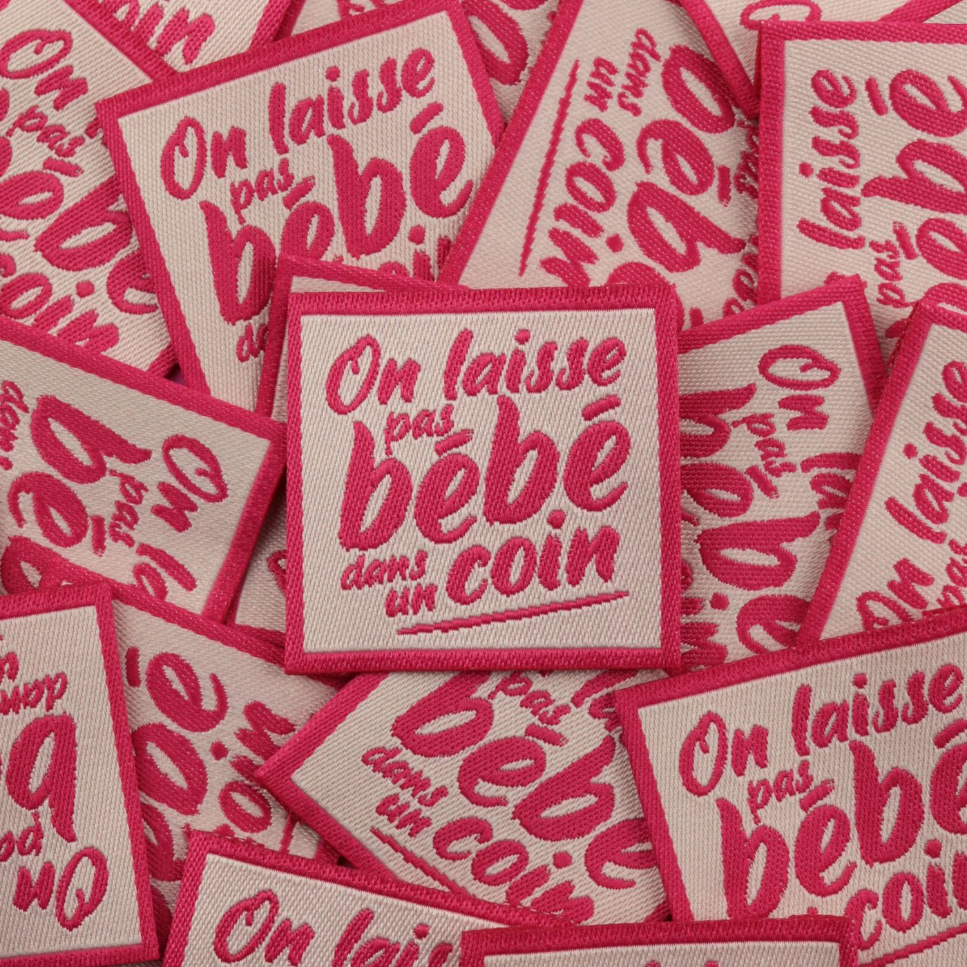 Étiquette - On laisse pas bébé dans un coin
