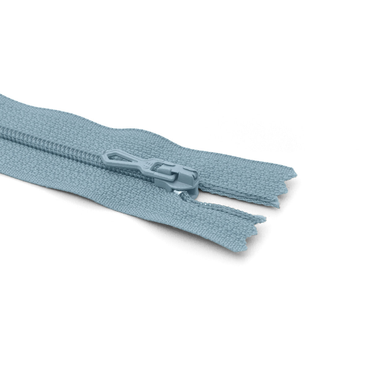 Fermeture éclair / Zip / tirette classique bleu ciel