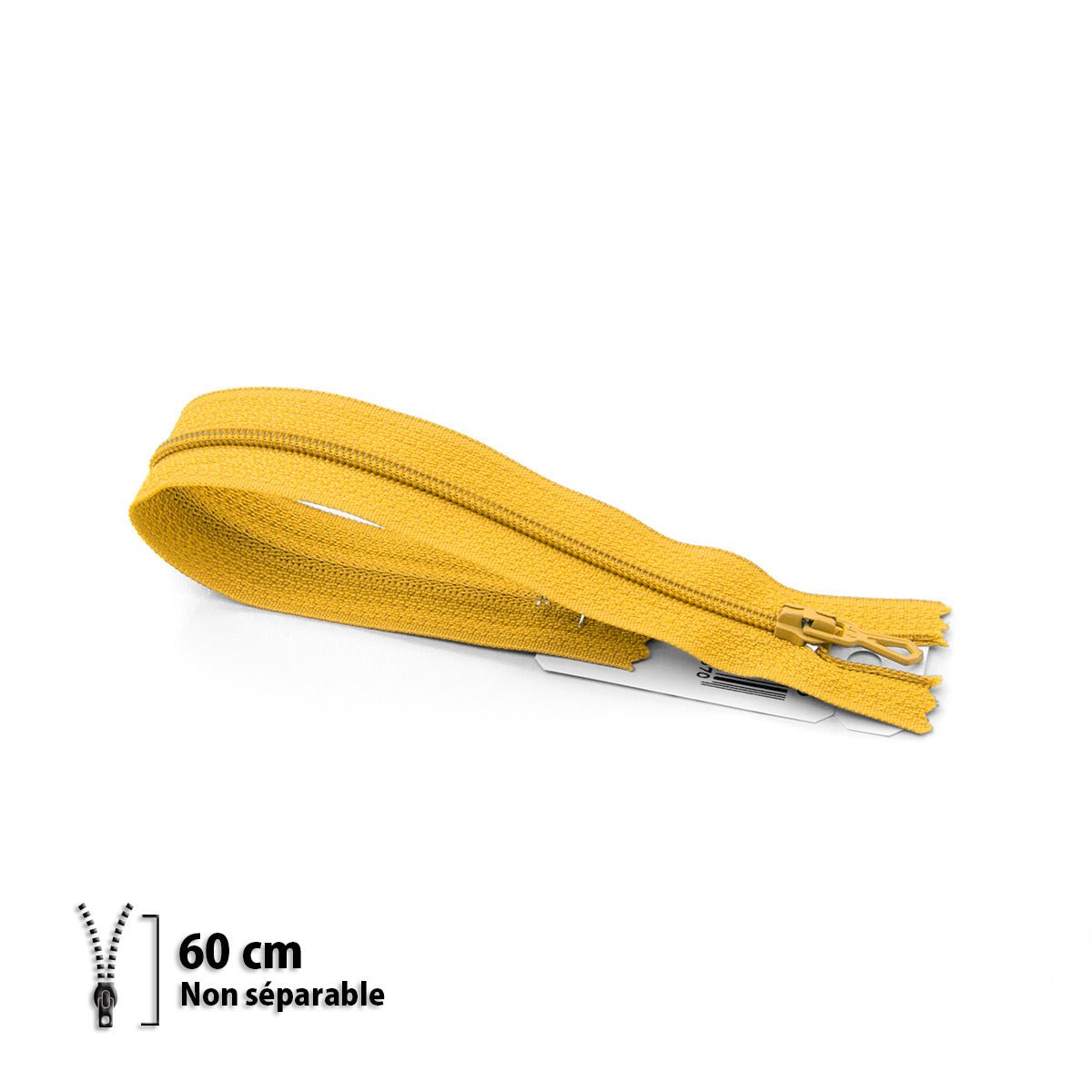 Fermeture éclair / Zip / tirette classique doré